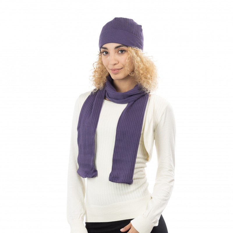 Snow cap and scarf