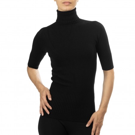 Short sleeve turtleneck womens hotsell