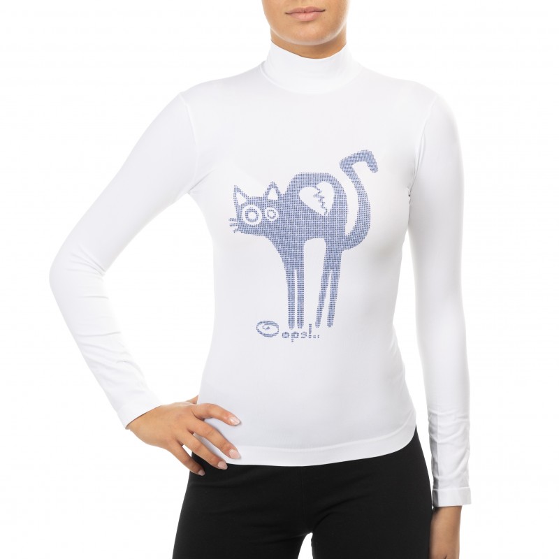 T-shirt with a “Cat” print...