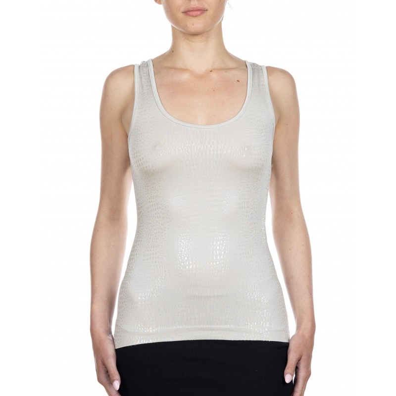 Seamless round neck tank...